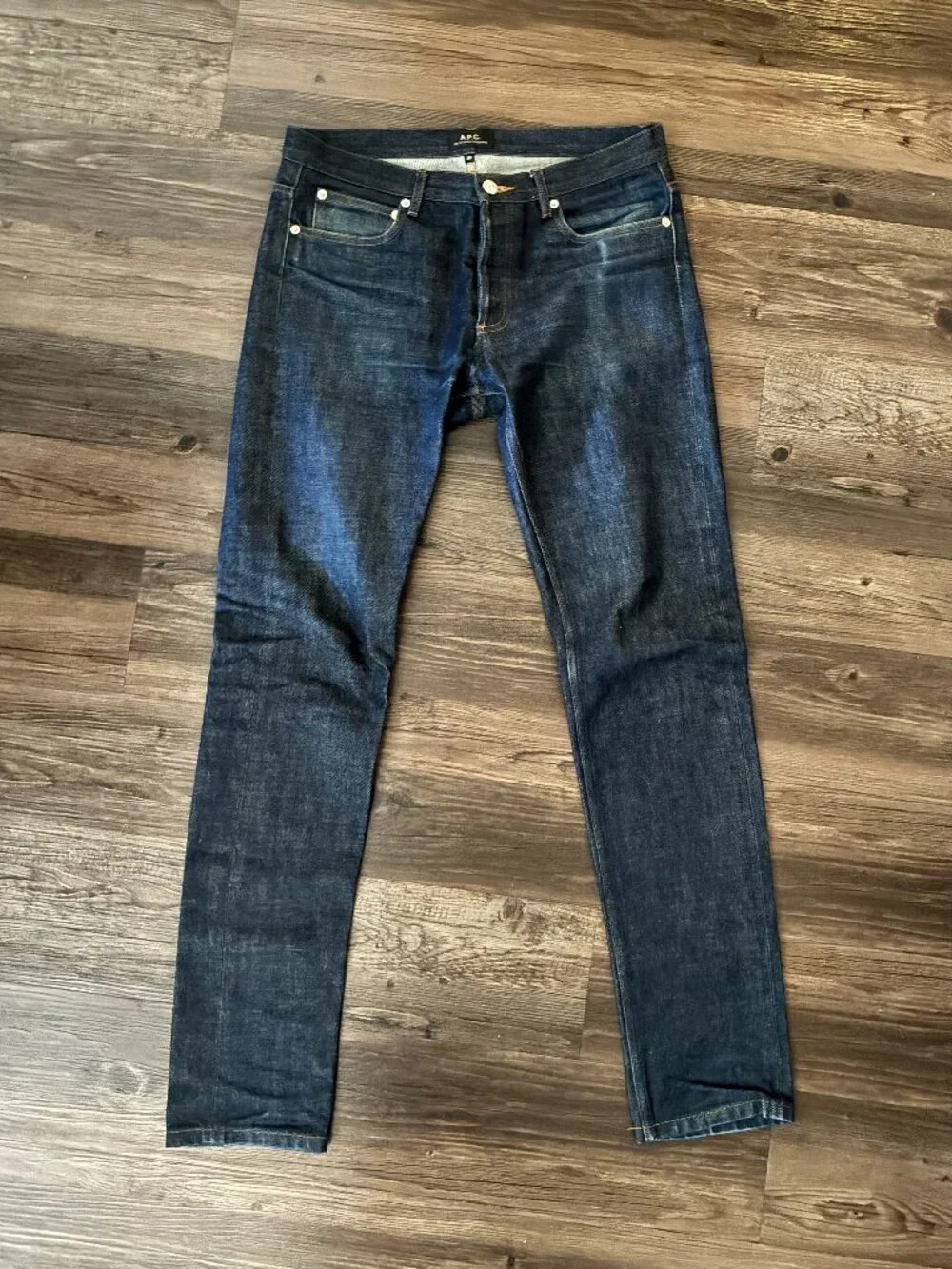 A.P.C. Petit New Standard Men’s Jeans Size 30 Dark Indigo Denim